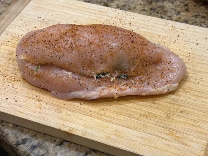 Pechugas de pollo rellenas envueltas en tocino en airfryer 3 Pechugas de pollo rellenas envueltas en tocino16