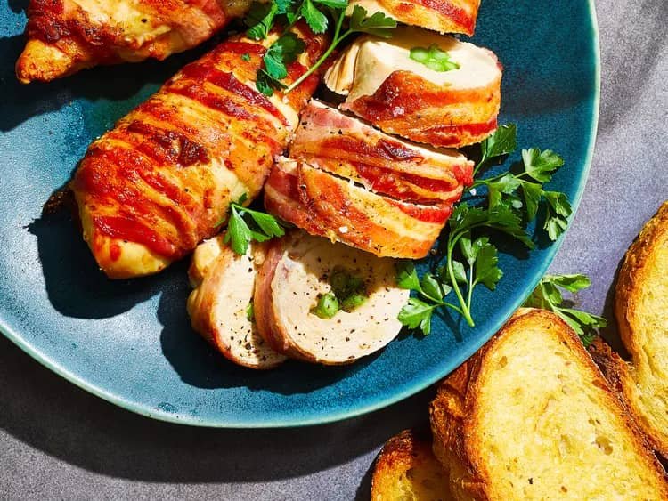 Pechugas de pollo rellenas envueltas en tocino en airfryer 10 Pechugas de pollo rellenas envueltas en tocino18