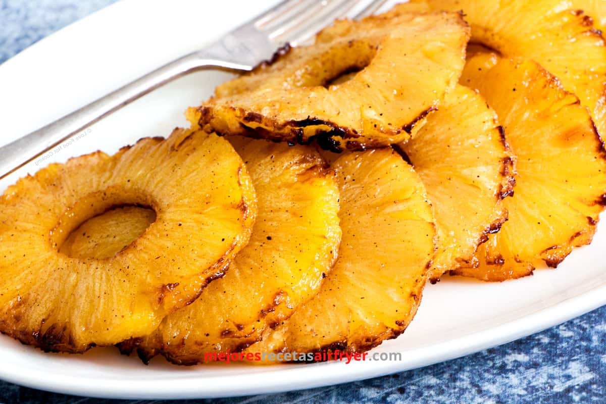 Piña Asada en la Freidora de Aire