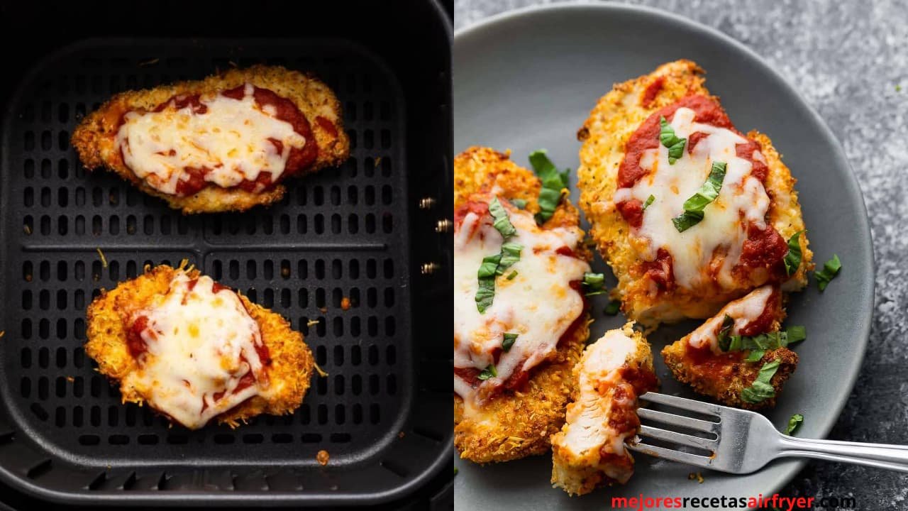 Pollo Parmesano con Freidora de aire