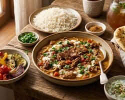 Pollo con especias indias en olla lenta fácil y sabroso