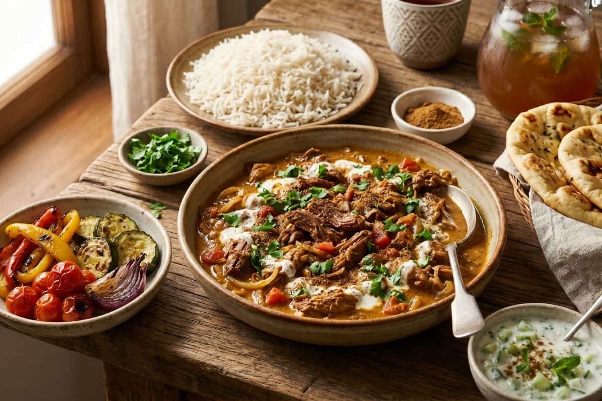 Pollo con especias indias en olla lenta fácil y sabroso