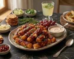 Portada receta Palitos de mozzarella con chipotle al horno