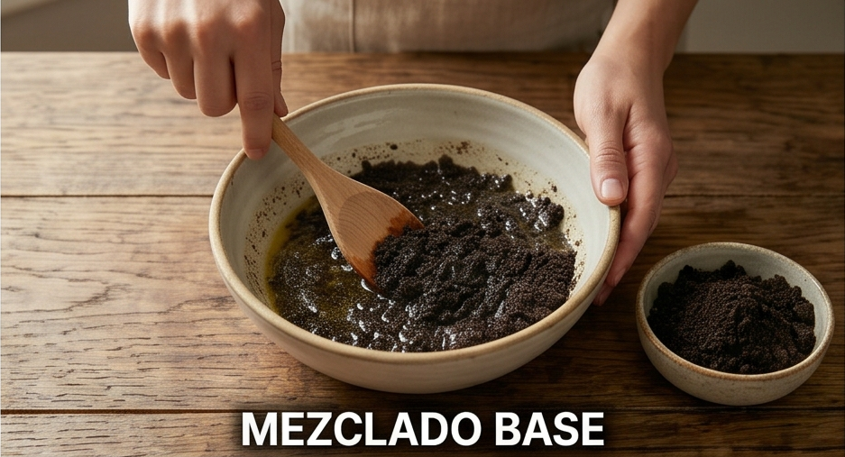 Preparación cheesecake Oreo de menta8