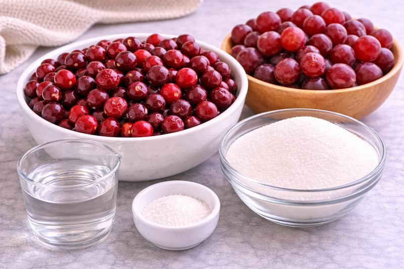 Preparación compota de arándanos1