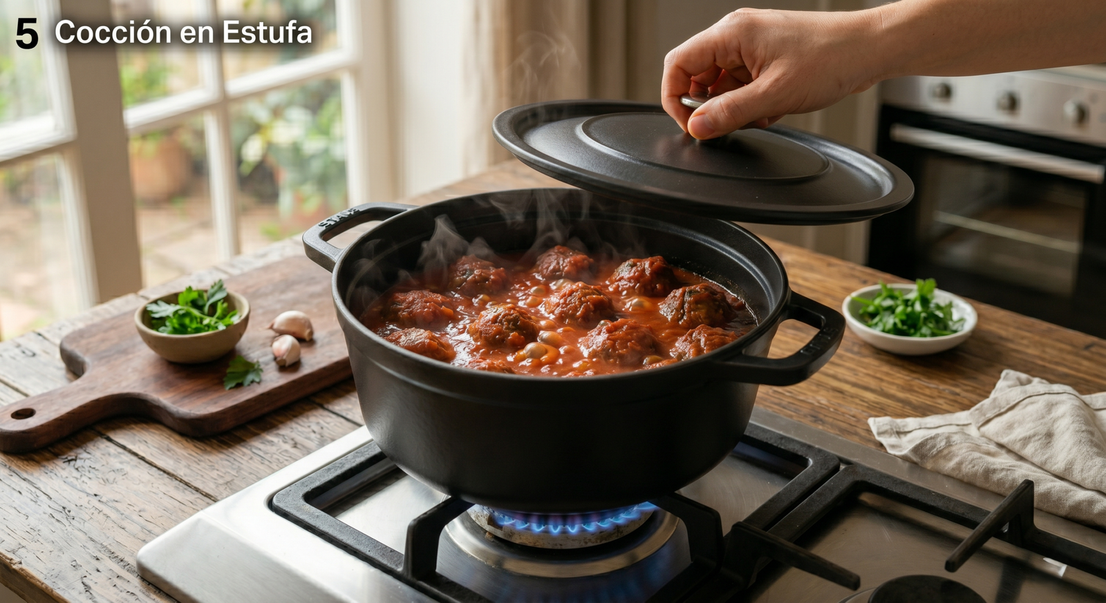 Preparación de las albóndigas italianas paso a paso6