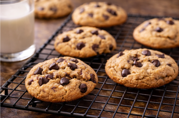 Preparación de las galletas con chispas de chocolate1