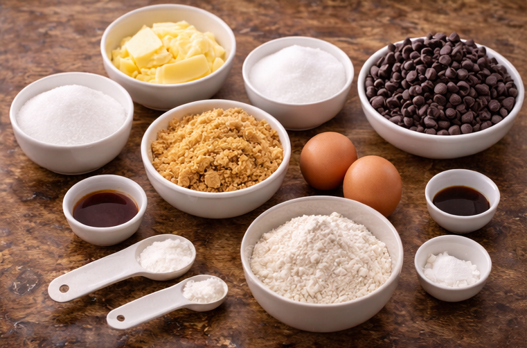 Preparación de las galletas con chispas de chocolate6