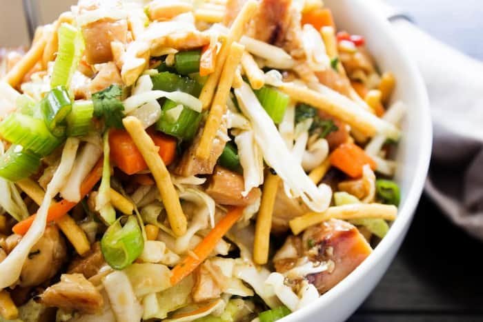 Ensalada Asiática fresca y crujiente en 20 minutos 2 Preparación ensalada asiática