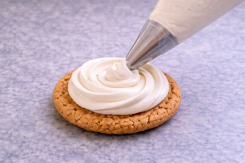 Preparación galletas de avena rellenas de crema10