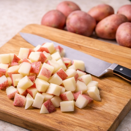 Preparación paso a paso cazuela cremosa de pollo6