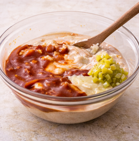 Preparación paso a paso cazuela de enchiladas4
