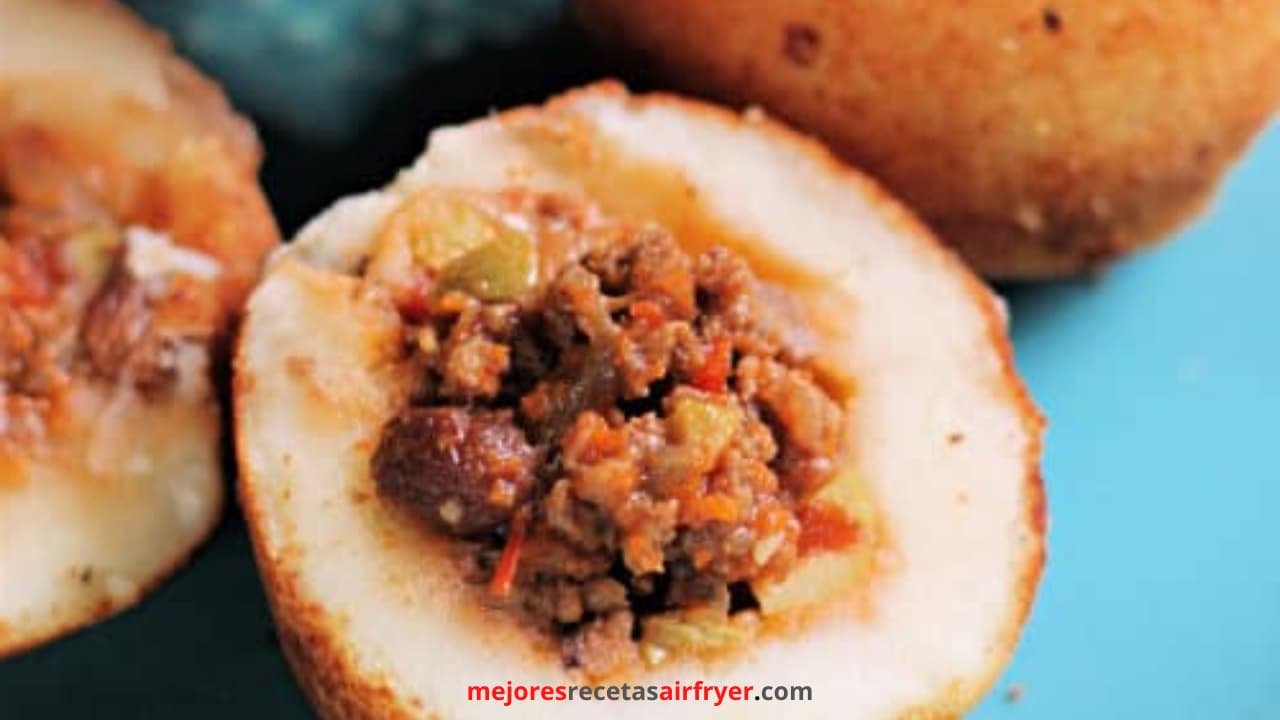Preparar Papas Rellenas con Airfryer