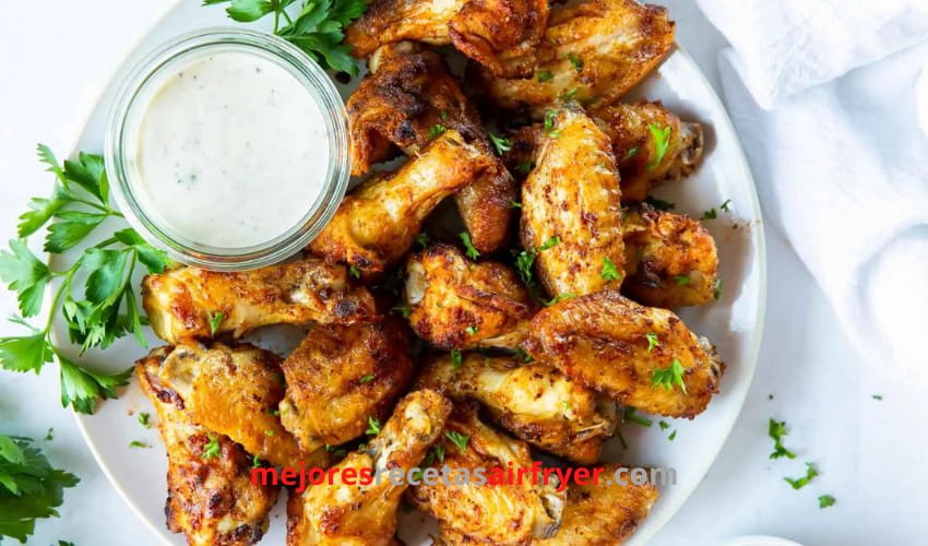 Receta Alitas de Pollo Cajún en la Freidora de Aire
