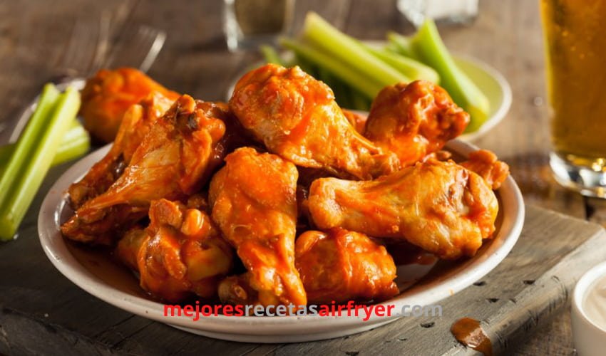 Receta Alitas de Pollo Hawainas en la Freidora de Aire