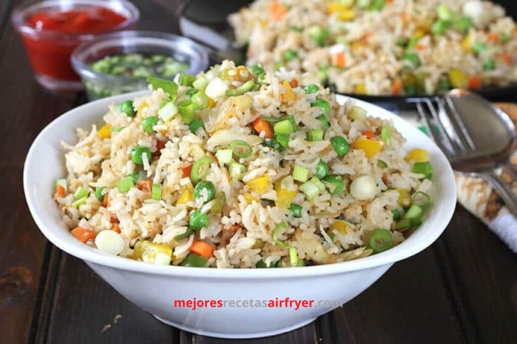 Receta Arroz con Verduras en la Freidora de Aire