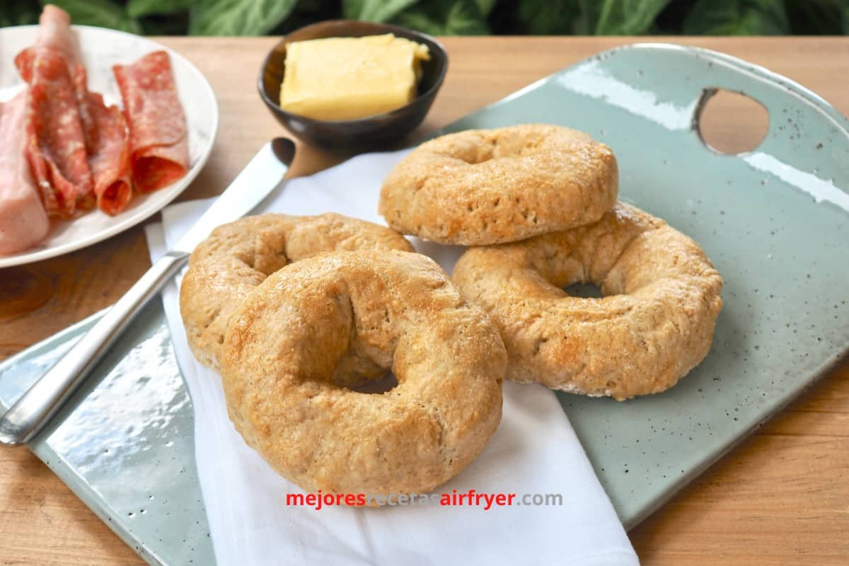 Receta Bagels de Canela en la Freidora de Aire