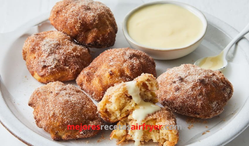 Receta Buñuelos de Manzana en la Freidora de Aire