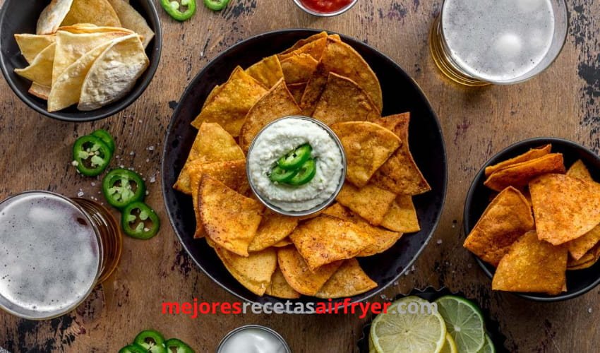 Receta Chips de Tortilla en la Freidora de Aire