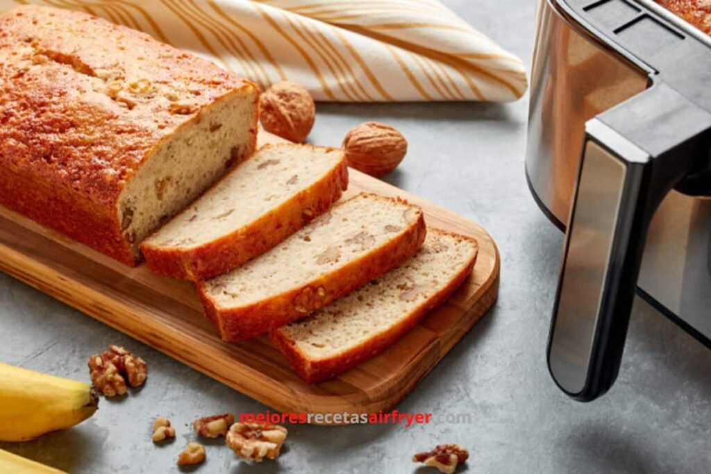 Receta Pan de Plátano en la Freidora de Aire
