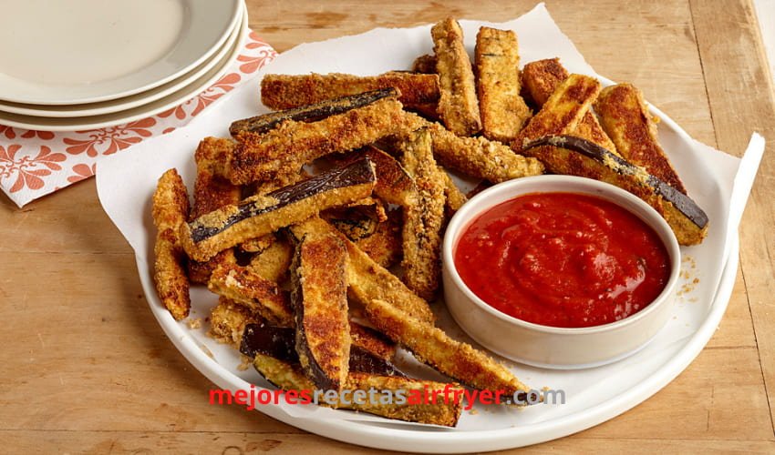 Receta Papas Fritas de Berenjena en la Freidora de Aire