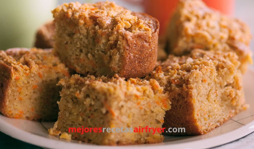 Receta Pastel de Café con Zanahoria en la Freidora de Aire