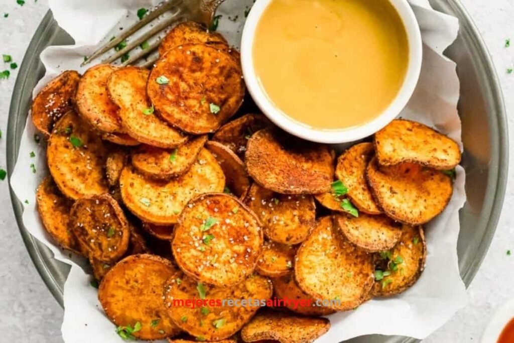 Receta chips de Camote en la Freidora de Aire