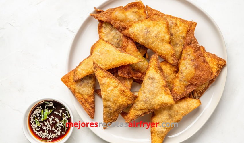 Receta Wontons de Carne de Res en la Freidora de Aire
