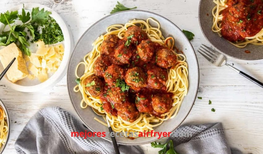 Receta de Albóndigas Dulces y Picantes en la Air Fryer