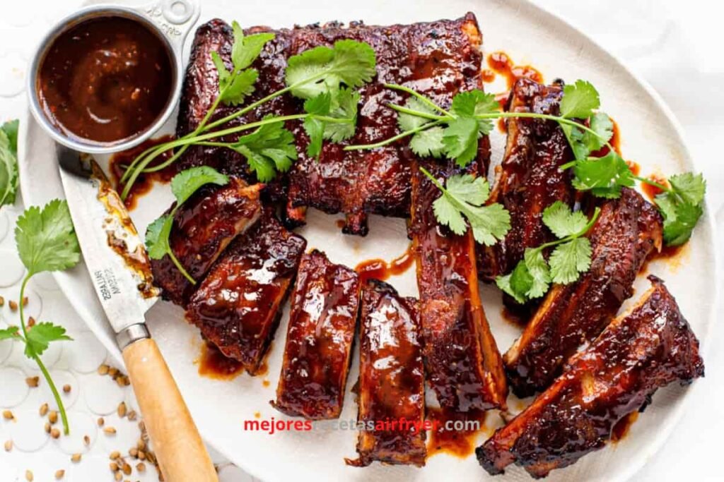 Receta de Costillitas BBQ en la Freidora de Aire
