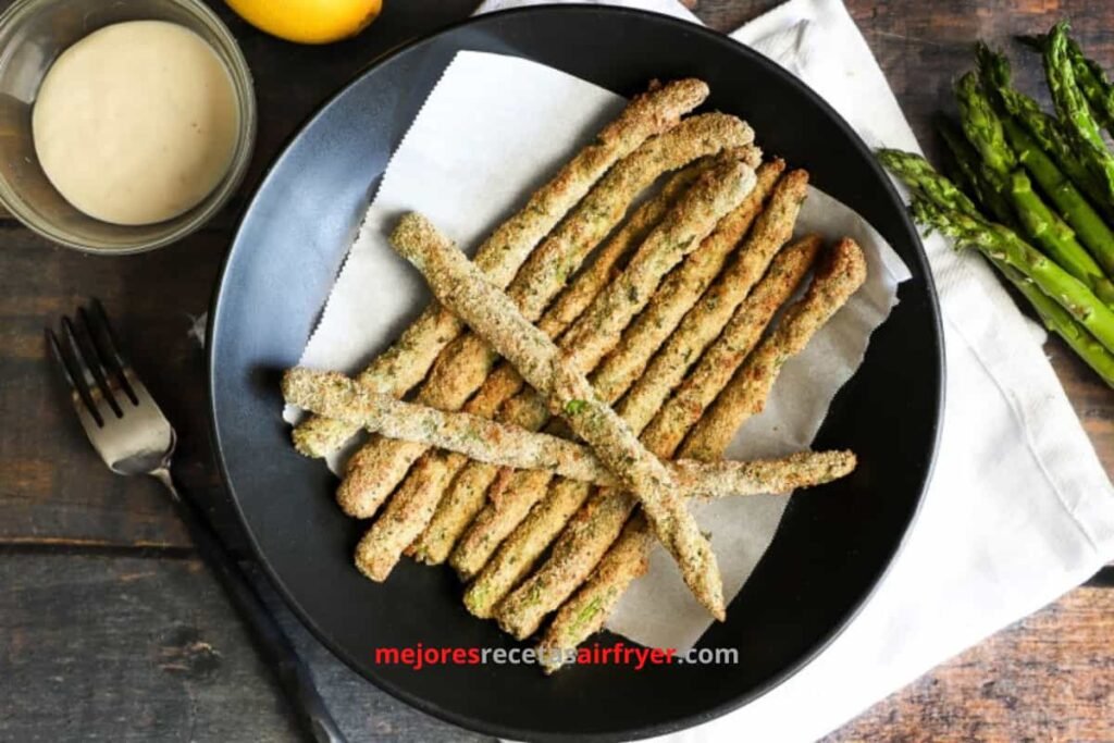 Receta de Espárragos Apanados en la Freidora de Aire