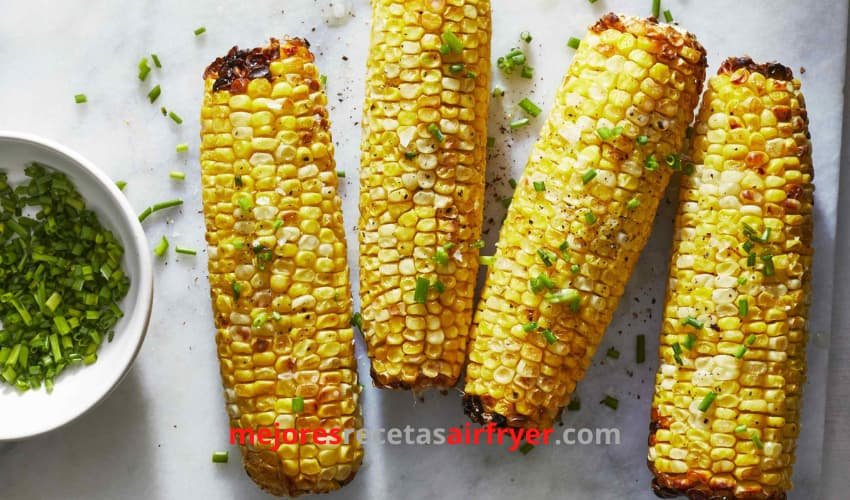 Receta de Mazorcas Asadas en la Freidora de Aire