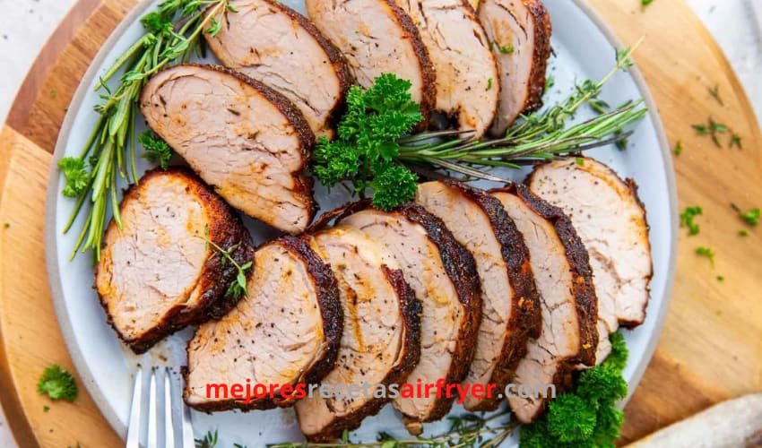 Receta de Medallones de Lomo de Cerdo en la Freidora de Aire