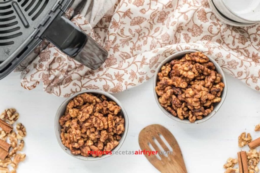 Receta de Nueces Confitadas en la Freidora de Aire
