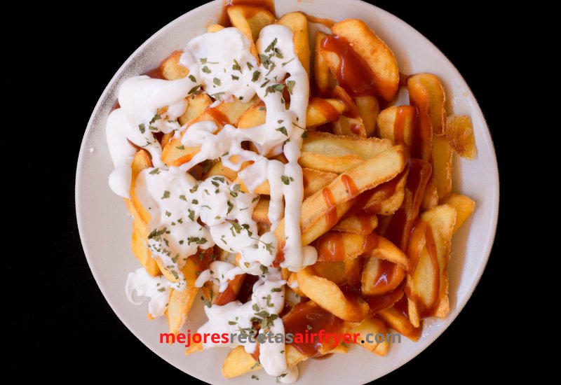Receta de Papas Fritas a la Francesa en una freidora de aire