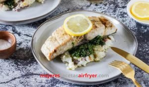 Pescado Mahi Mahi con limón y eneldo en Air Fryer 3 Pescado Mahi Mahi con limón y eneldo en Air Fryer