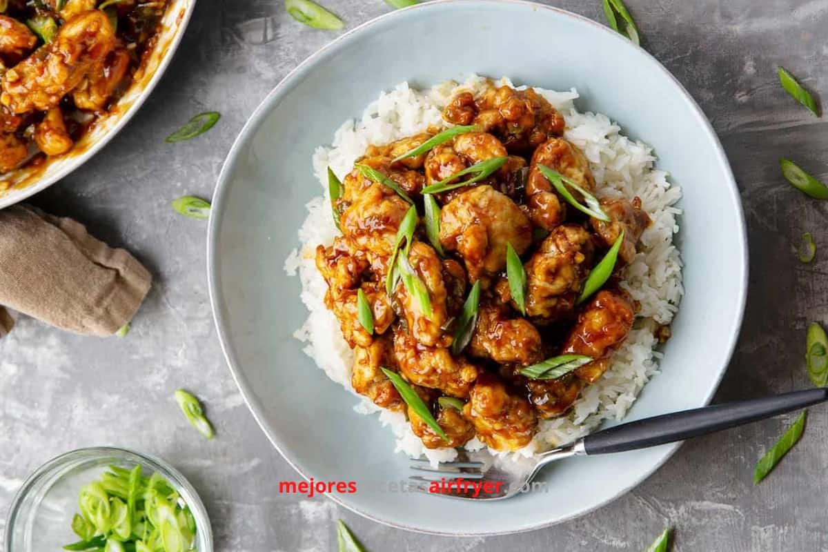 Receta de Pollo a la Naranja en la Freidora de Aire