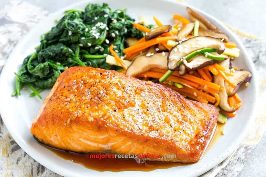 Receta de Salmón en Salsa Jerk en la Freidora de Air