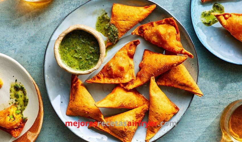 Receta de Samosas Indias en una Freidora de Aire