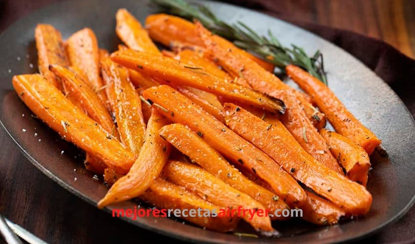 Receta deliciosas Zanahorias con Especias en la Freidora de Aire