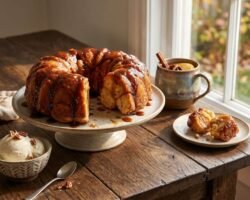 Recetas portada Pan de mono con especias de calabaza caramelizado