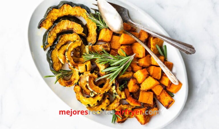 Rodajas de Calabaza Bellota en la Air Fryer