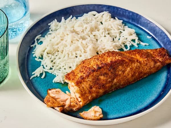Salmón cajún en freidora de aire6