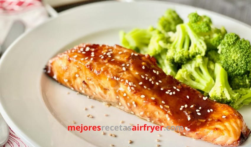 Salmón con Sésamo y Jengibre en la Freidora de Aire 2 Salmón con Sésamo y Jengibre en la Freidora de Aire