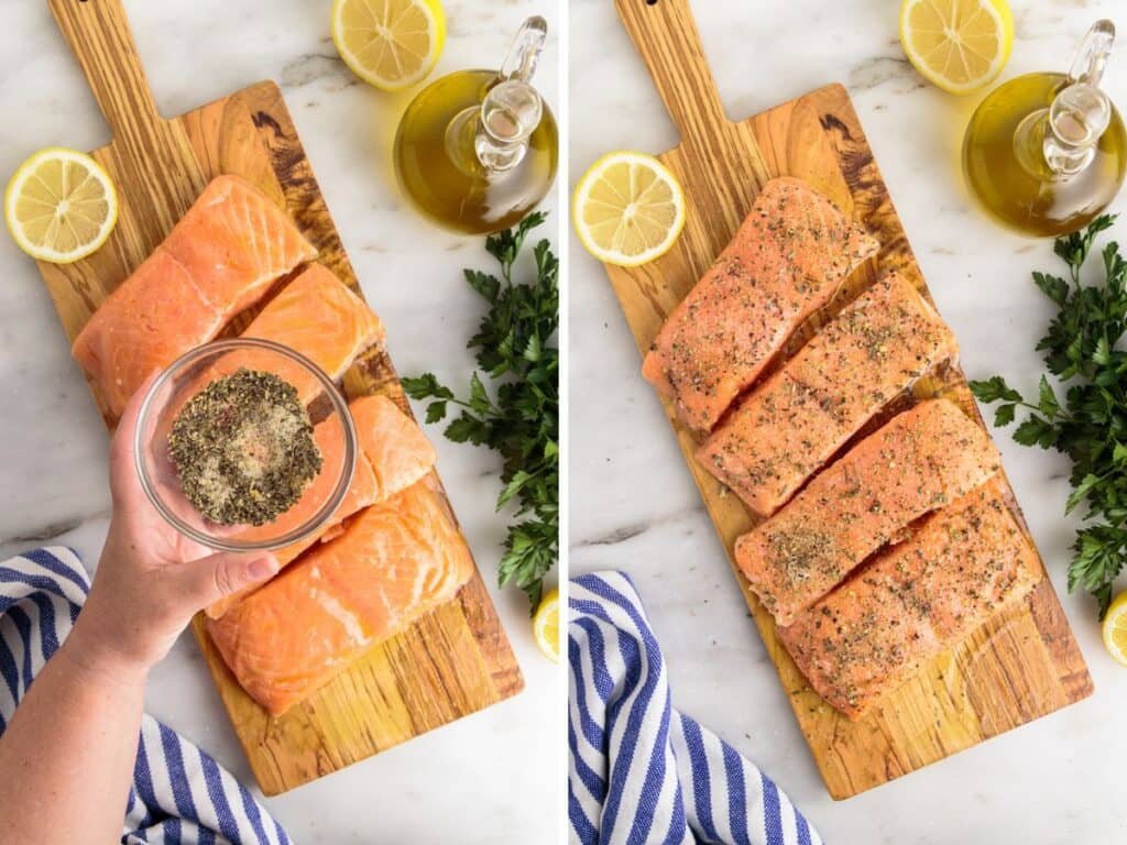 Salmón con limón y ajo en airfryer 2 Salmón con limón y ajo2