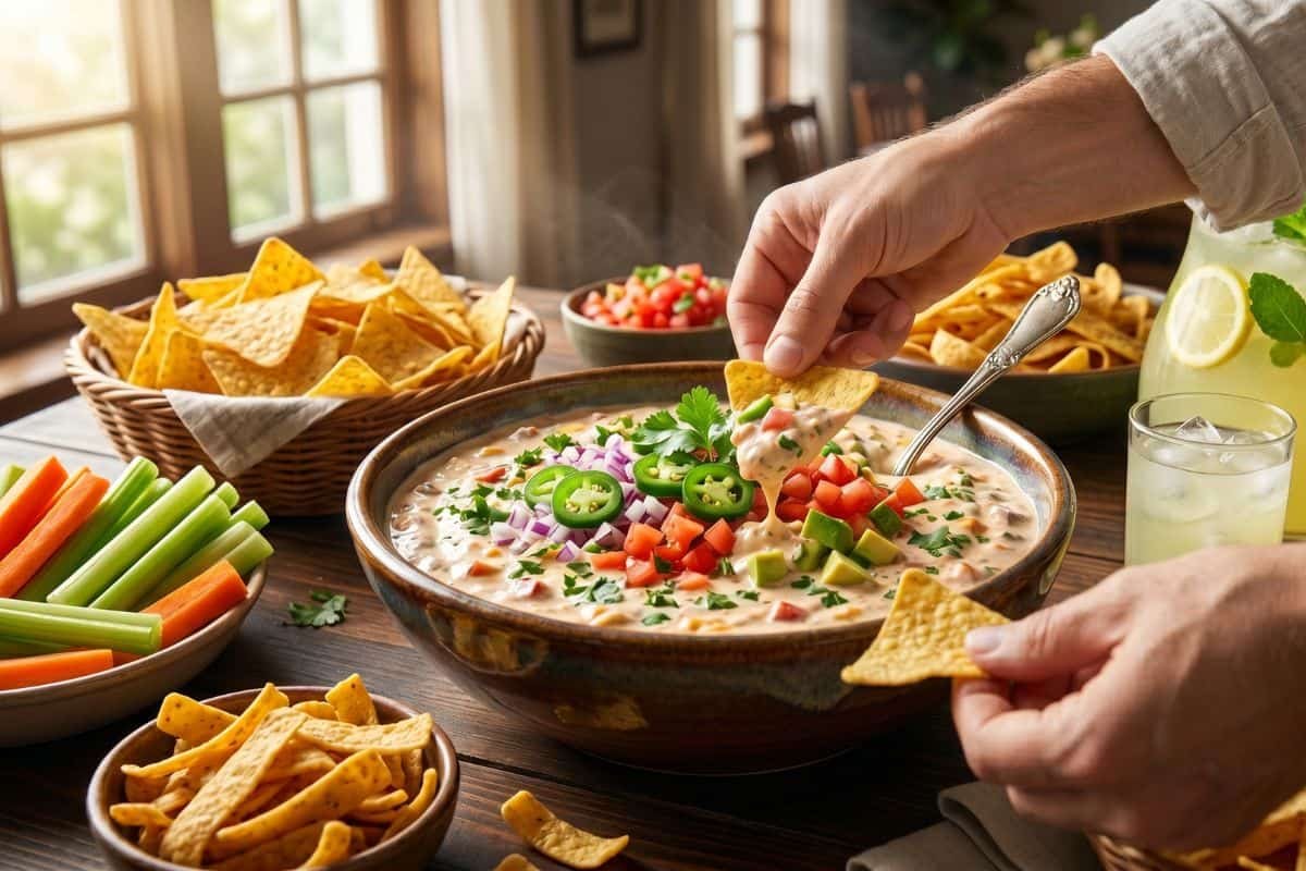 Salsa mexicana de crema agria fácil y cremosa