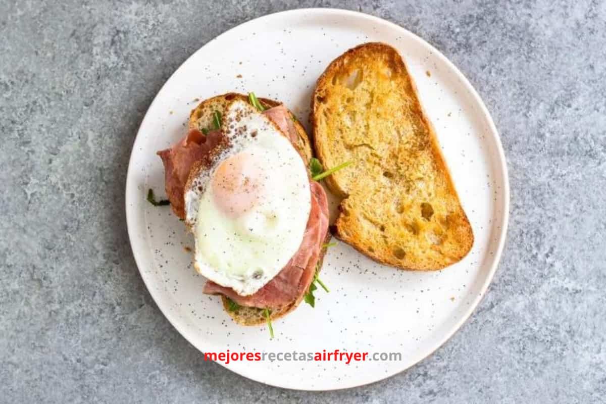 Sandwich de Huevo en la Freidora de Aire