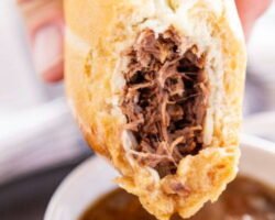 Sándwich francés en olla instantánea ¡jugoso y delicioso!