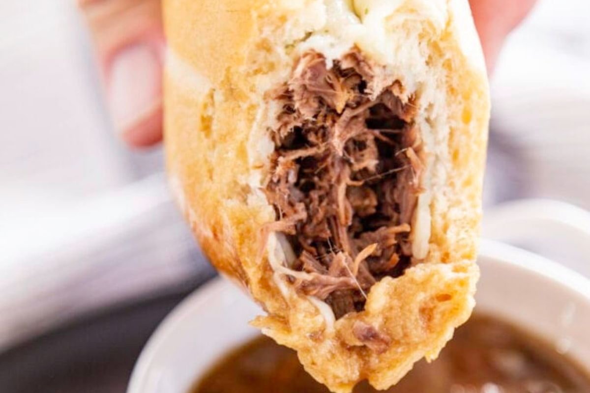 Sándwich francés en olla instantánea ¡jugoso y delicioso!