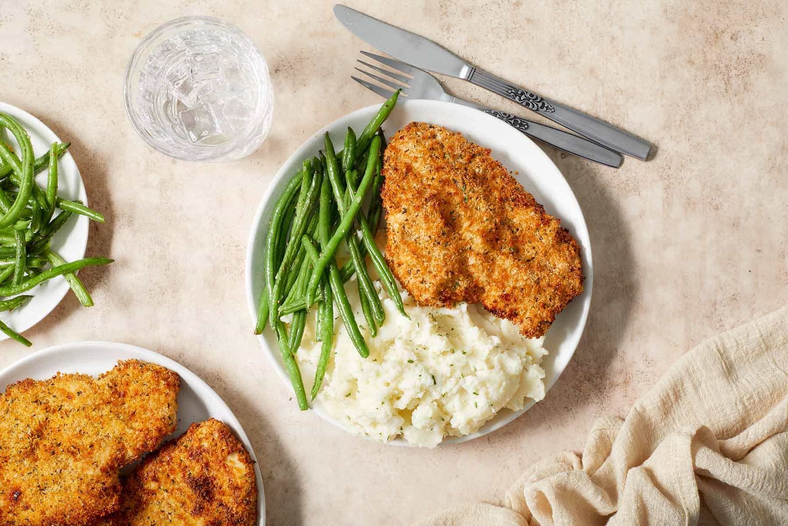 Schnitzel de muslo de pollo en airfryer 7 Schnitzel de muslo de pollo2